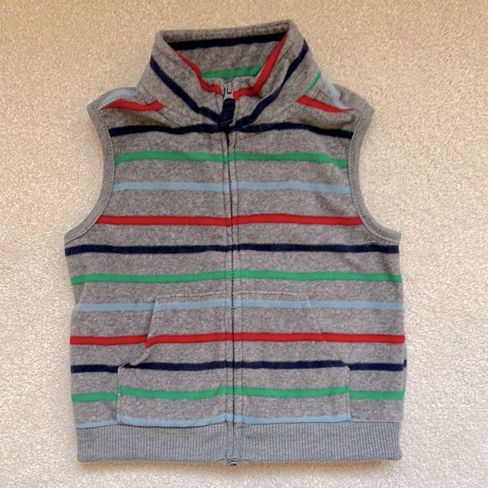 Carter's Striped Fleece Vest